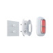 Беспроводная экстренная кнопка Ajax Doublebutton белая