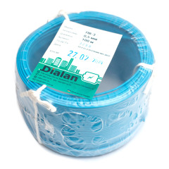 Провод Dialan ПВ-3 0,5  синий  CU (100м)