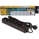 Фильтр-удлинитель сетевой LogicPower LP-X5, 5 розеток, черный, 3,0 м (10А)