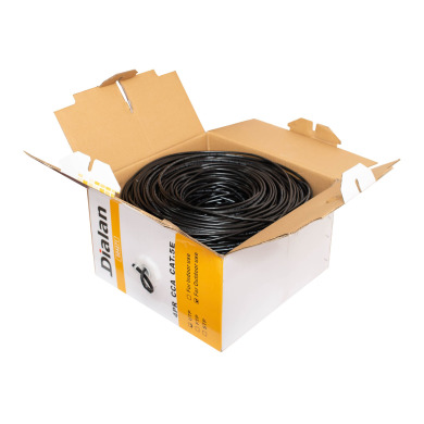 Вита пара UTP Сat.5Е 4PR CCA 0.48 PE Outdoor 305 м Dialan