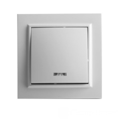 Вимикач із підсвічуванням Білий