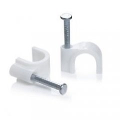 Кабельна клiпса кругла 4мм (100шт)