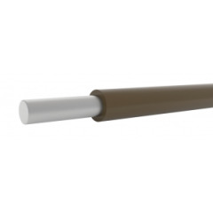 Кабель силовой аллюминивый ТМ Dialan АПВ 2,5 ГОСТ коричневый (100м)