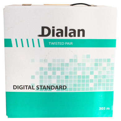 Вита пара FTP Cat.5E 4PR Cu (200МГц) PE Outdoor 305м Dialan