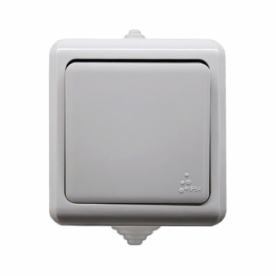 Вимикач IP54 Сірий