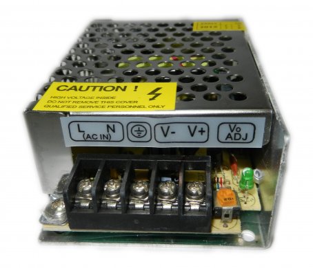 Блок живлення DC12V 25W AC170V-260V IP21, 2,08 А (залізний корпус з перфорацією)