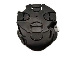 Європідрозетник для гіпсокартона чорний, d-65, h-45