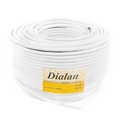 Сигнальний кабель Dialan Cu 12x7 / 0.22 екранований бухта 50м