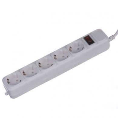 Фильтр-удлинитель сетевой GREELITE SP3 5 розеток, белый 1,8 м,