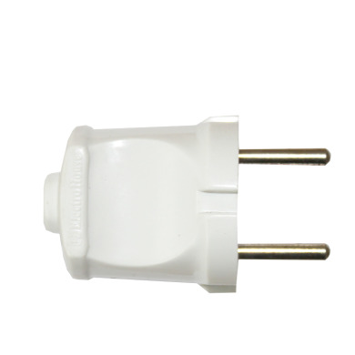 Вилка без заземлення Білий