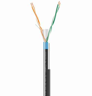 Вита пара Dialan FTP + M Cat.5Е 2PR Cu 0.50 мм PVC Outdoor 305 м