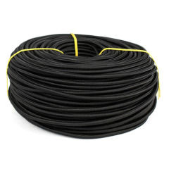 Провід у тканинному обплітанні 2 х 0,5 мм² Чорний