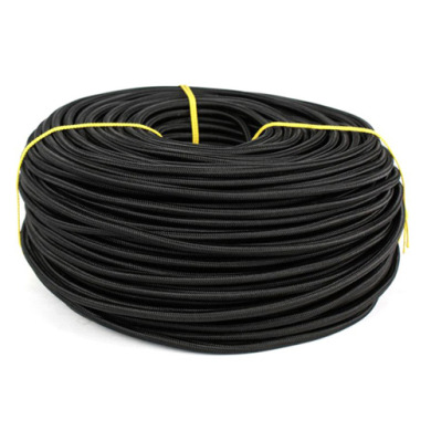 Провід у тканинному обплітанні 2 х 0,5 мм² Чорний