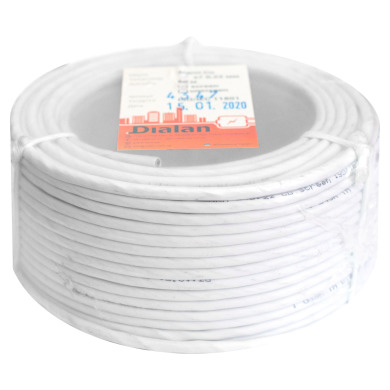Сигнальний кабель (мідь) CU 8x7 / 0.22 екранований бухта 50м Dialan
