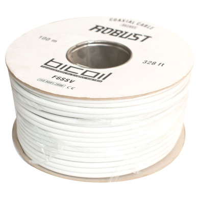 Коаксиальний кабель BiCoil F6SSV ROBUST CCS 1.02 мм 75 Ом 100м