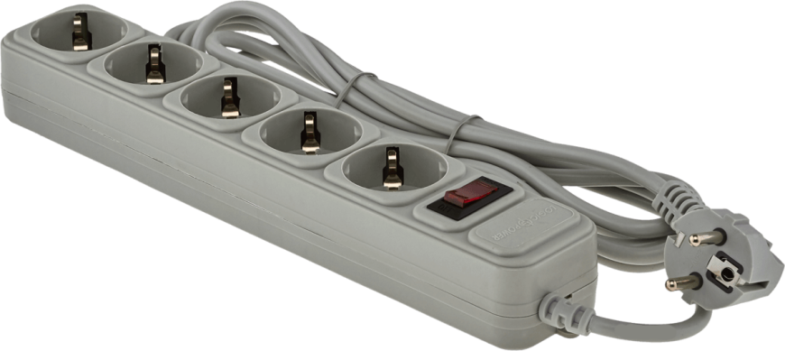 Сетевой фильтр LP-X5, 3 м Grey
