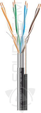 Вита пара Dialan FTP + M Cat.5Е 4PR CCA 0.48 мм PVC Outdoor 305 м