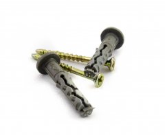 Дюбель - цвях 6х40 мм, гриб, з шур. 100шт / уп