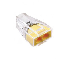 Клемма соединительная универсальная 2 отверстия/ 0,75-2,5мм2 24А 250В (100 шт. в коробке)