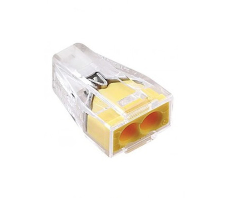 Клемма соединительная универсальная 2 отверстия/ 0,75-2,5мм2 24А 250В (100 шт. в коробке)