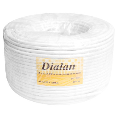 Сигнальний кабель Dialan CCA 12x7 / 0.22 неекранований бухта 100м