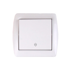 Вимикач одноклавішний прохідний Acura Білий