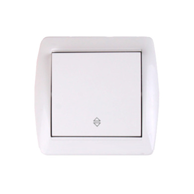 Вимикач одноклавішний прохідний Acura Білий