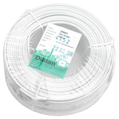 Силовой кабель ШВВП 2х1 ТУ 100м