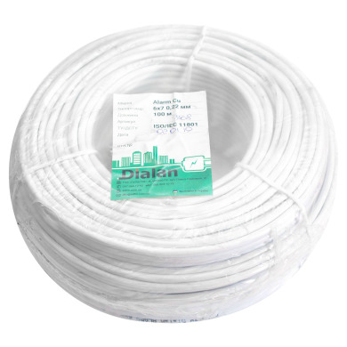 Сигнальний кабель Dialan (мідь) CU 6x7 / 0.22 неекранований бухта 100м