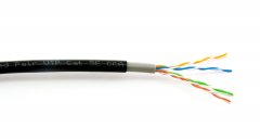 Вита пара BiCoil DOUBLE UTP Cat.5e 4PR CCA 0.51 мм PVC+PE Outdoor 305м