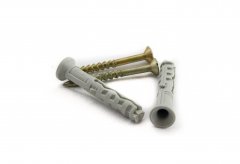 Дюбель - цвях 6х40 мм, потайки, з шур. 100 шт / уп