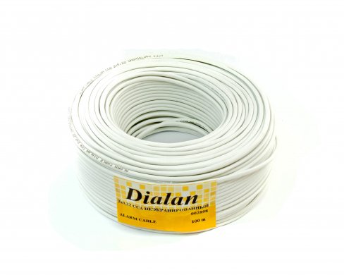 Сигнальный кабель Dialan CCA 2x7/0.22 неэкранированный бухта 100м