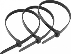 Стяжки нейлонові 2,5x100 мм чорні 100 шт