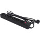 Фильтр-удлинитель сетевой LogicPower LP-X6, 6 розеток, черный, 3,0 м
