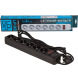 Фильтр-удлинитель сетевой LogicPower LP-X6, 6 розеток, черный, 3,0 м