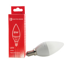 LED лампа свічка E14 8 Вт 4100К