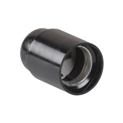 Патрон Е27 підвісний, карболіт, чорний