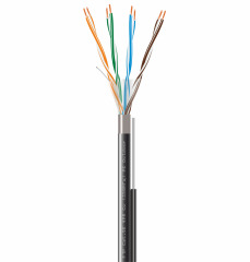 Вита пара FTP + М Cat.5E 4PR Cu (350МГц) PE Outdoor 100м Dialan