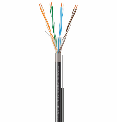 Вита пара FTP + М Cat.5E 4PR Cu (350МГц) PE Outdoor 100м Dialan