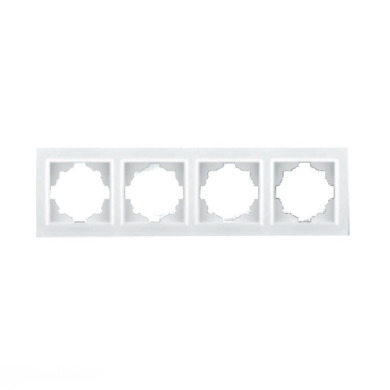 Рамка чотиримісна Enzo Білий