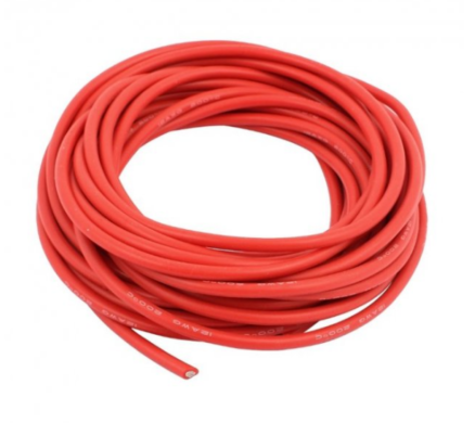 Кабель живлення 10AWG червоний 25м