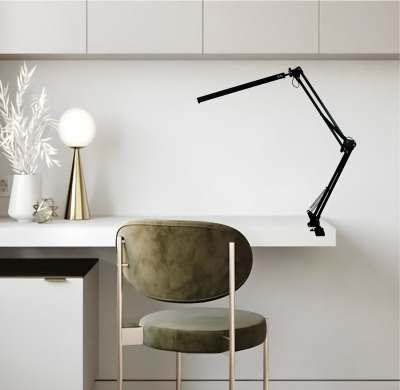 LED світильник на струбцині FocusPro 11Вт, чорний