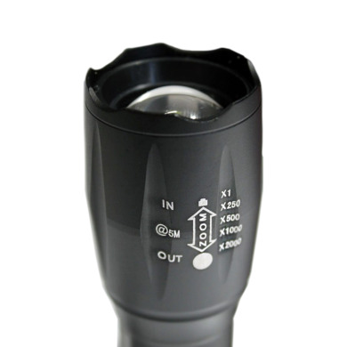 Фонарик светодиодный ручной IP65 Черный 10Вт EH