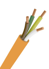 Сигнальный кабель СКВВ (ПСВВ) 8x0.4 бухта 100м Dialan (оранжевый)
