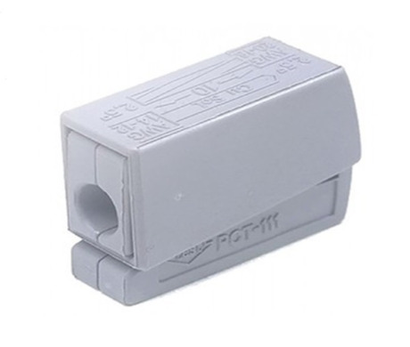 Клема з’єднувальна для підключення світильників 1 отвір/1 отвір