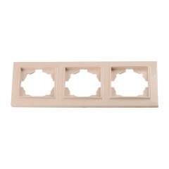 Рамка потрійна Enzo Латте