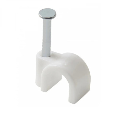 Кабельная клипса круглая 24 мм (100шт)