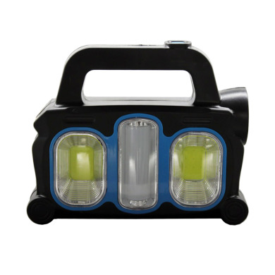 Фонарик с аккумулятором и солнечной батареей