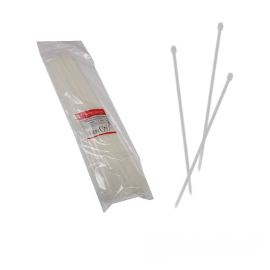 Стяжка кабельна Білий 5х450 ​​мм 100шт/п.