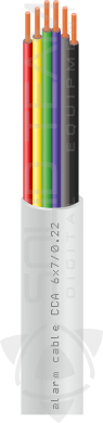 Сигнальний кабель CCA без екрану 6x7/0.22 бухта 100м